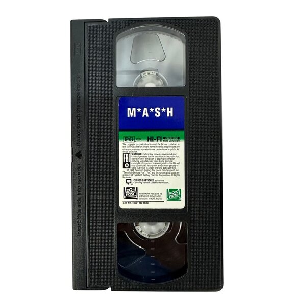 MASH VHS 1970 Twentieth Century Fox Selections Donald Sutherland & Elliot Gould - Picture 3 of 8